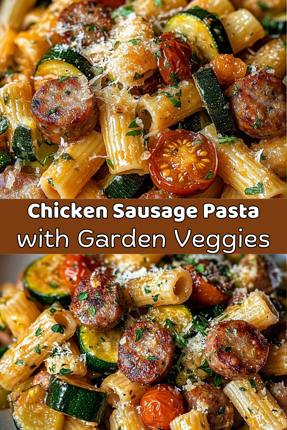 Cozy Chicken Sausage Pasta with Garden Veggies
