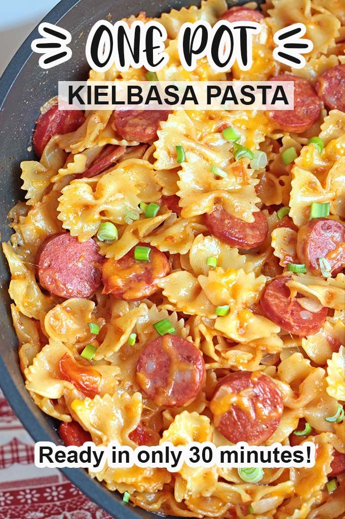 One Pot Kielbasa Pasta