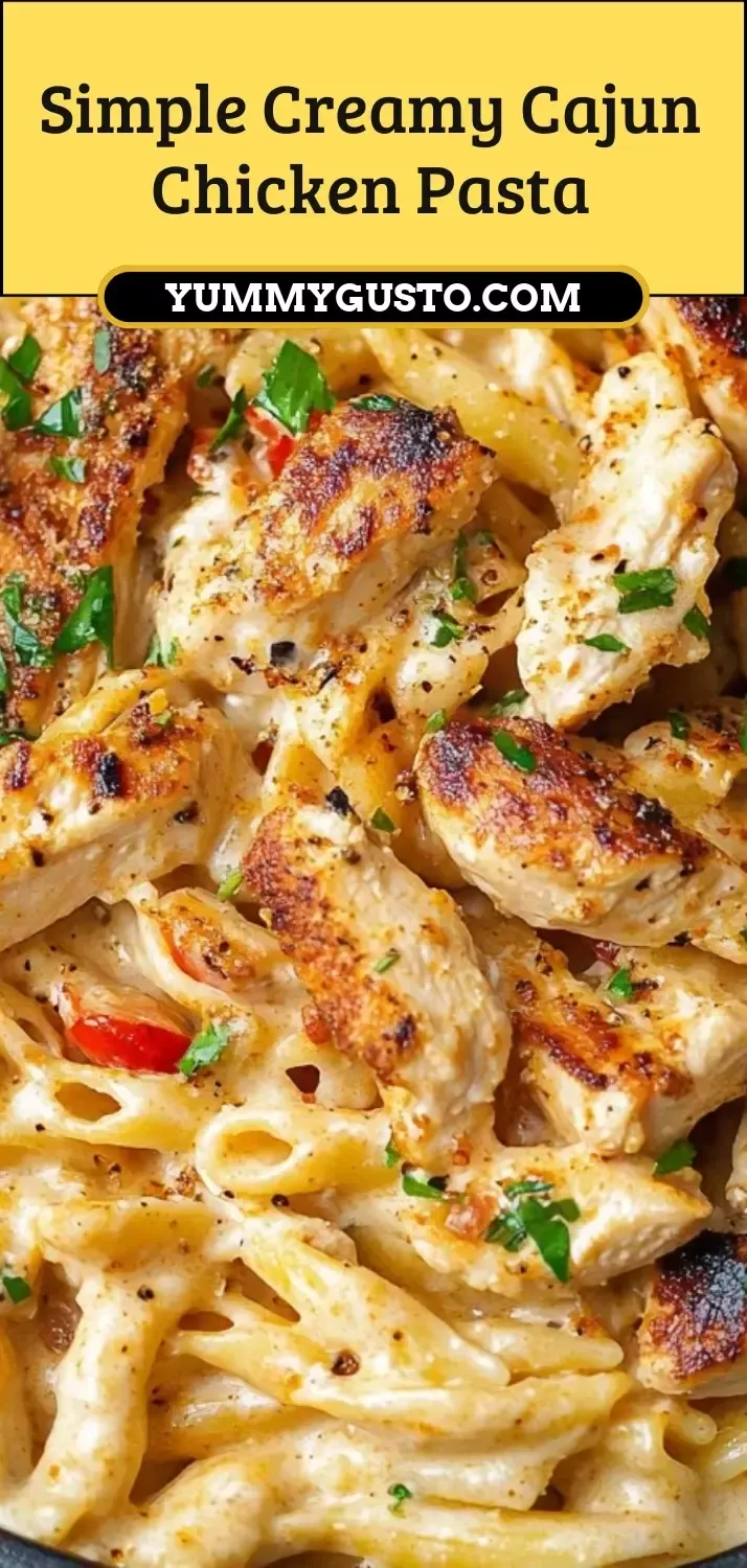 Simple Creamy Cajun Chicken Pasta