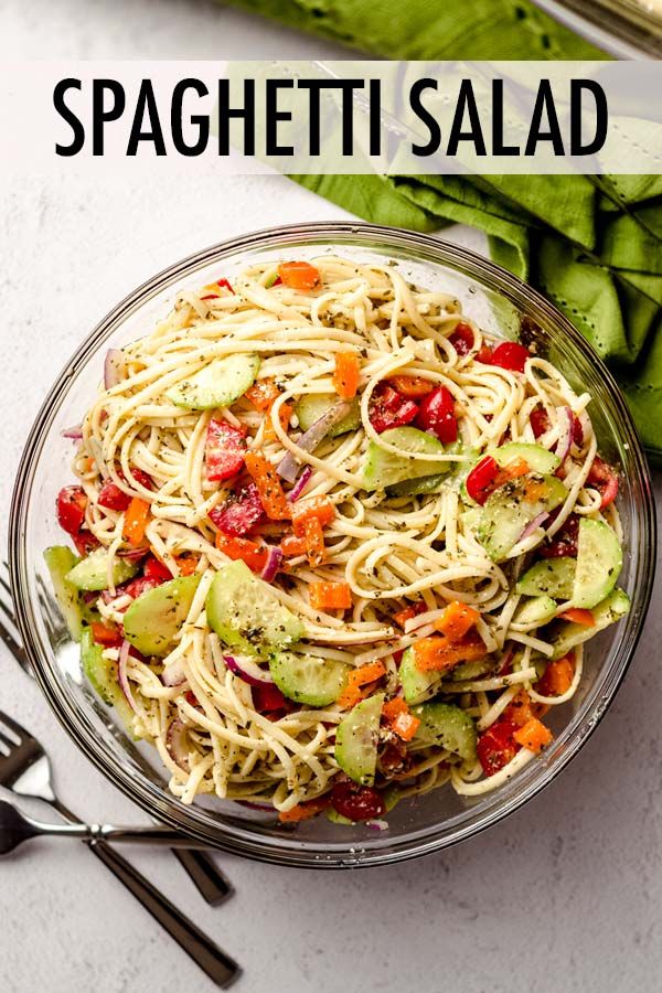 Easy Spaghetti Salad