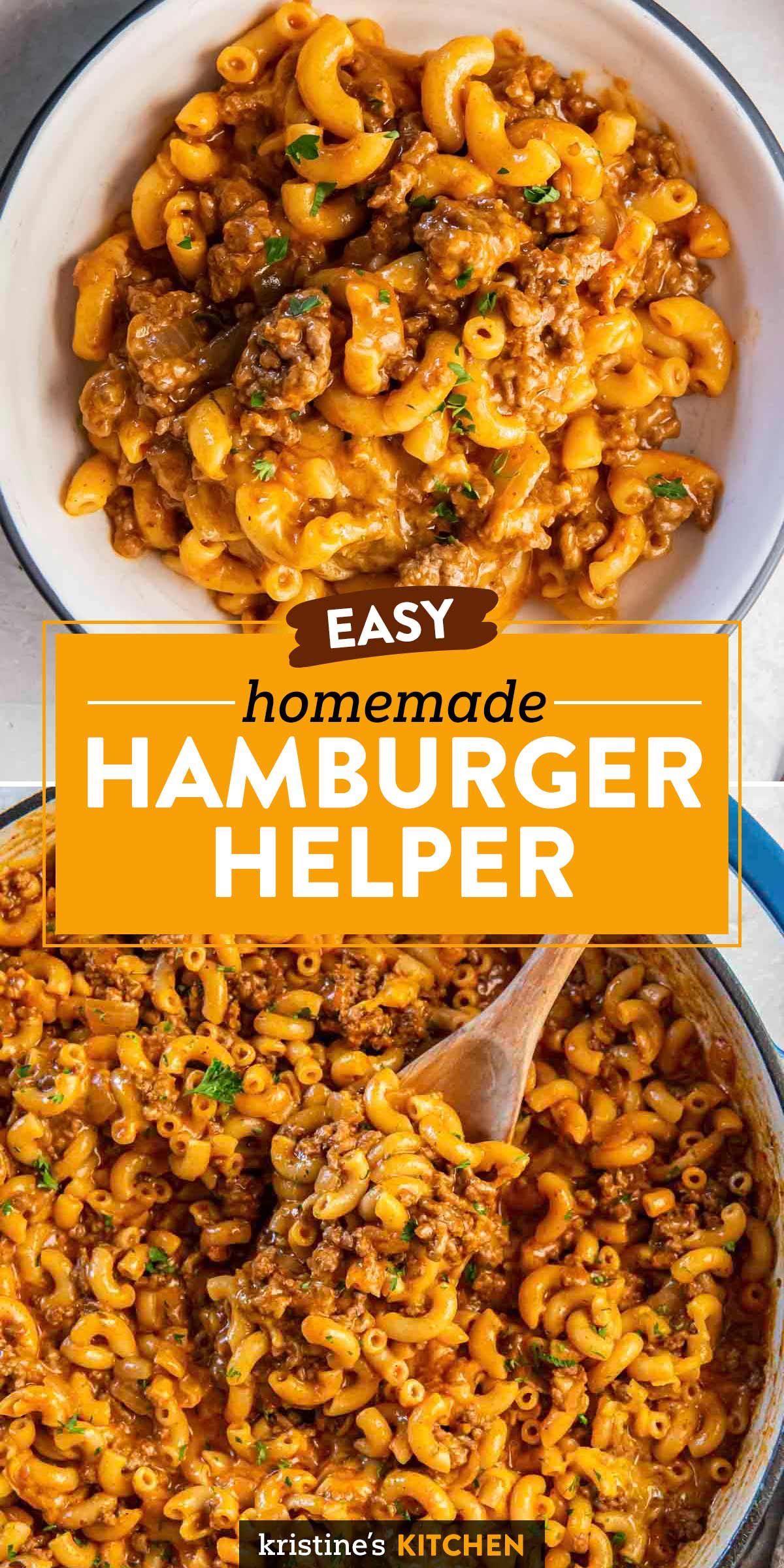 Homemade Hamburger Helper - Kristine's Kitchen