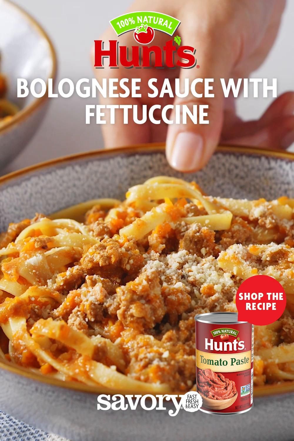 Bolognese Sauce with Fettuccine