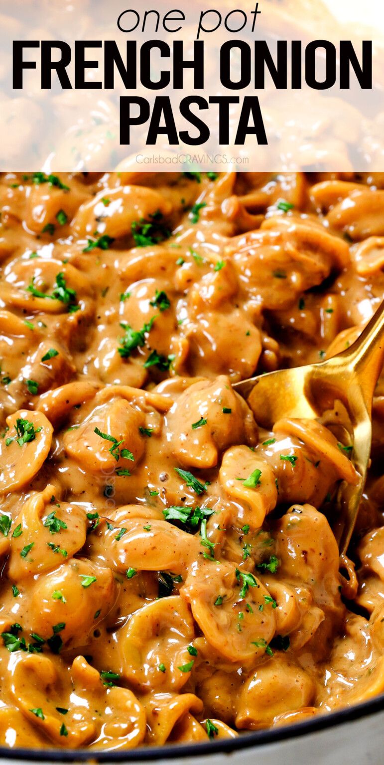 One Pot French Onion Pasta