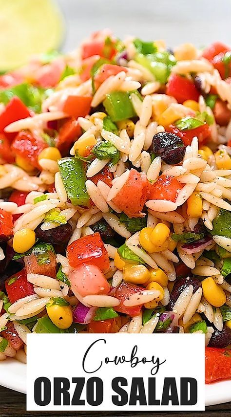 Cowboy Orzo Salad