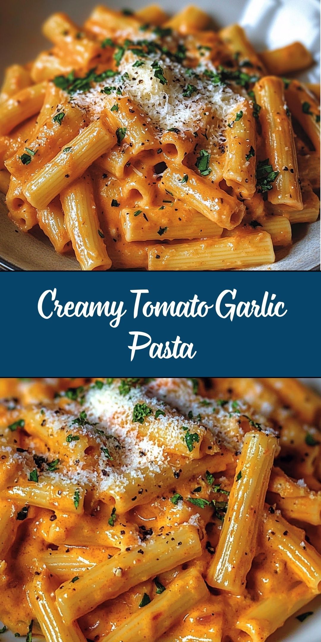 Creamy Tomato Garlic Pasta