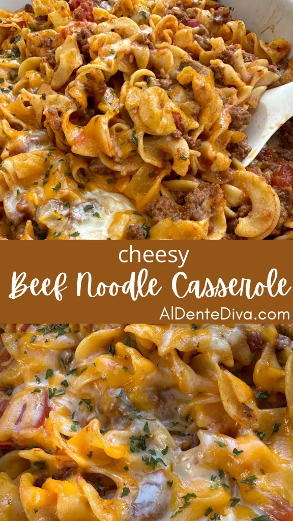 CHEESY BEEF NOODLE CASSEROLE