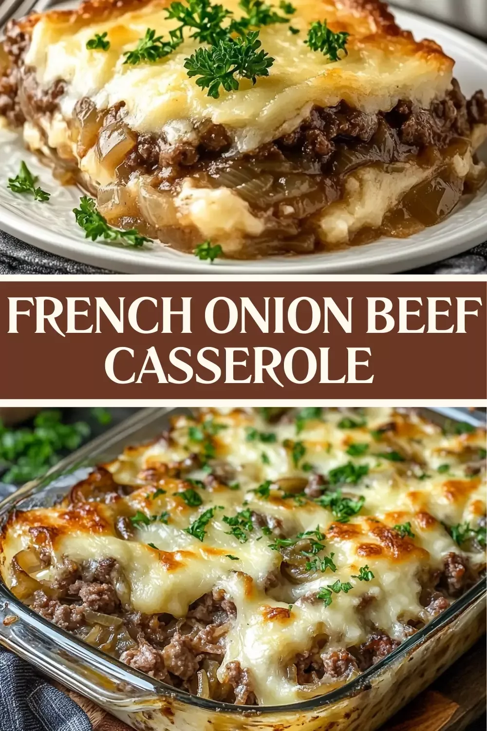 French Onion Beef Casserole