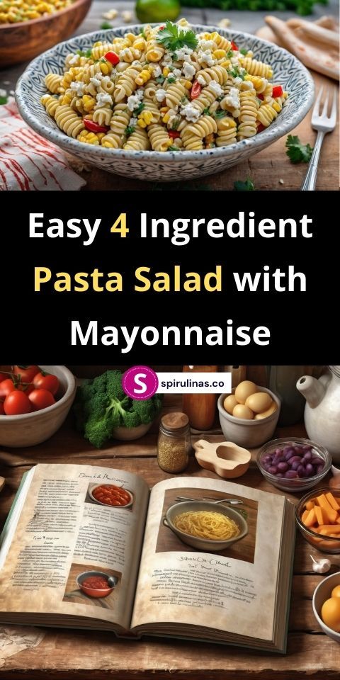 Easy 4 Ingredient Pasta Salad with Mayonnaise