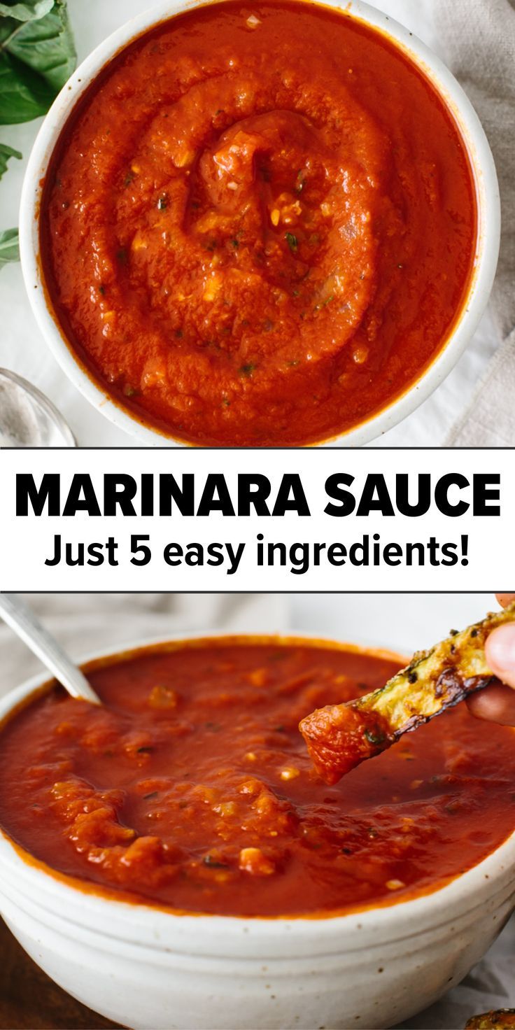 Easy Homemade Marinara Sauce