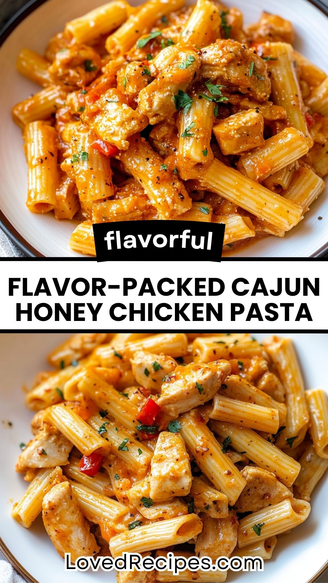 Indulge in Spicy Cajun Honey Butter Chicken Pasta Today!