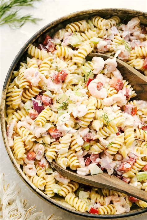 Seafood Pasta Salad With Mayo at Lisbethmcdaniel