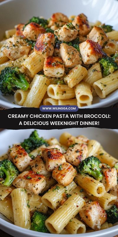 Creamy Chicken Pasta with Broccoli: A Delicious Weeknight Dinner!