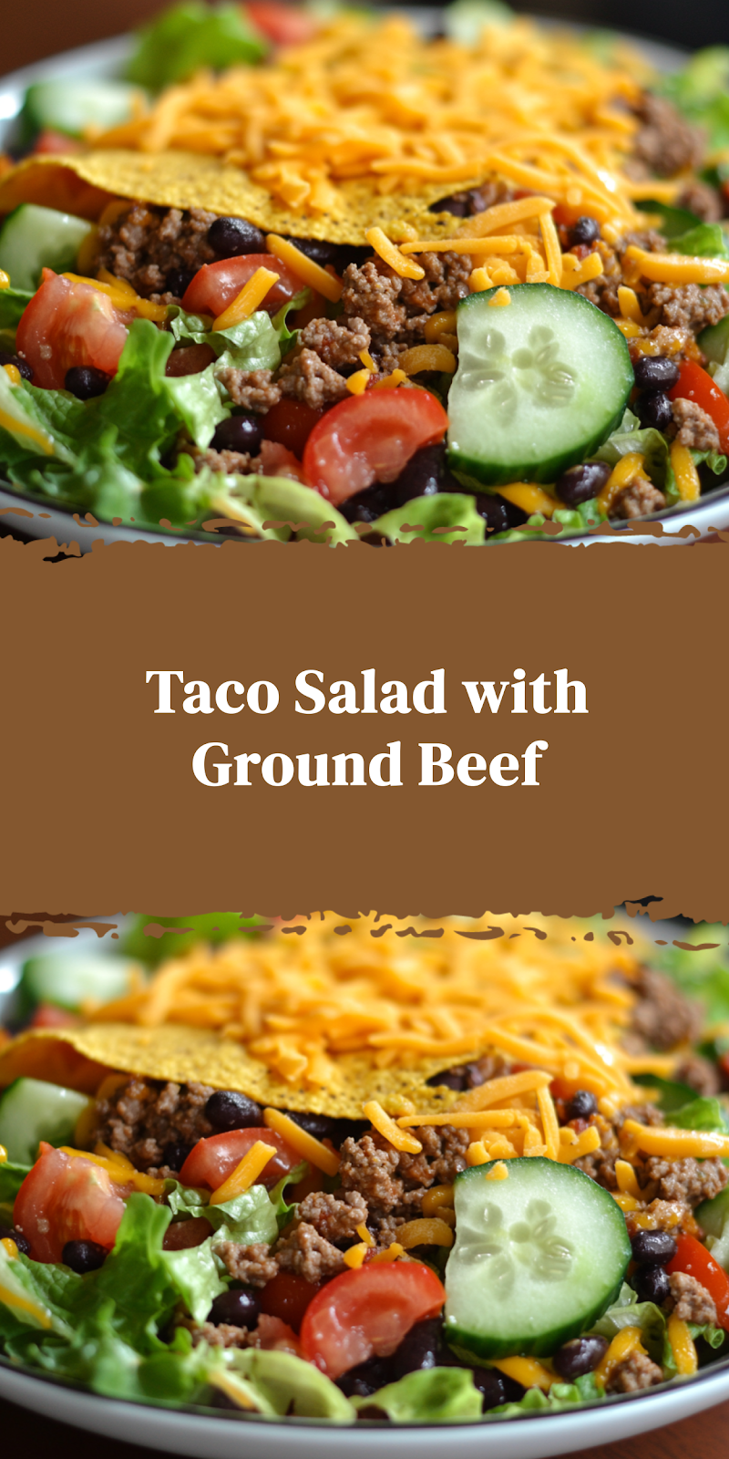 Mouthwatering Taco Salad with Ground Beef