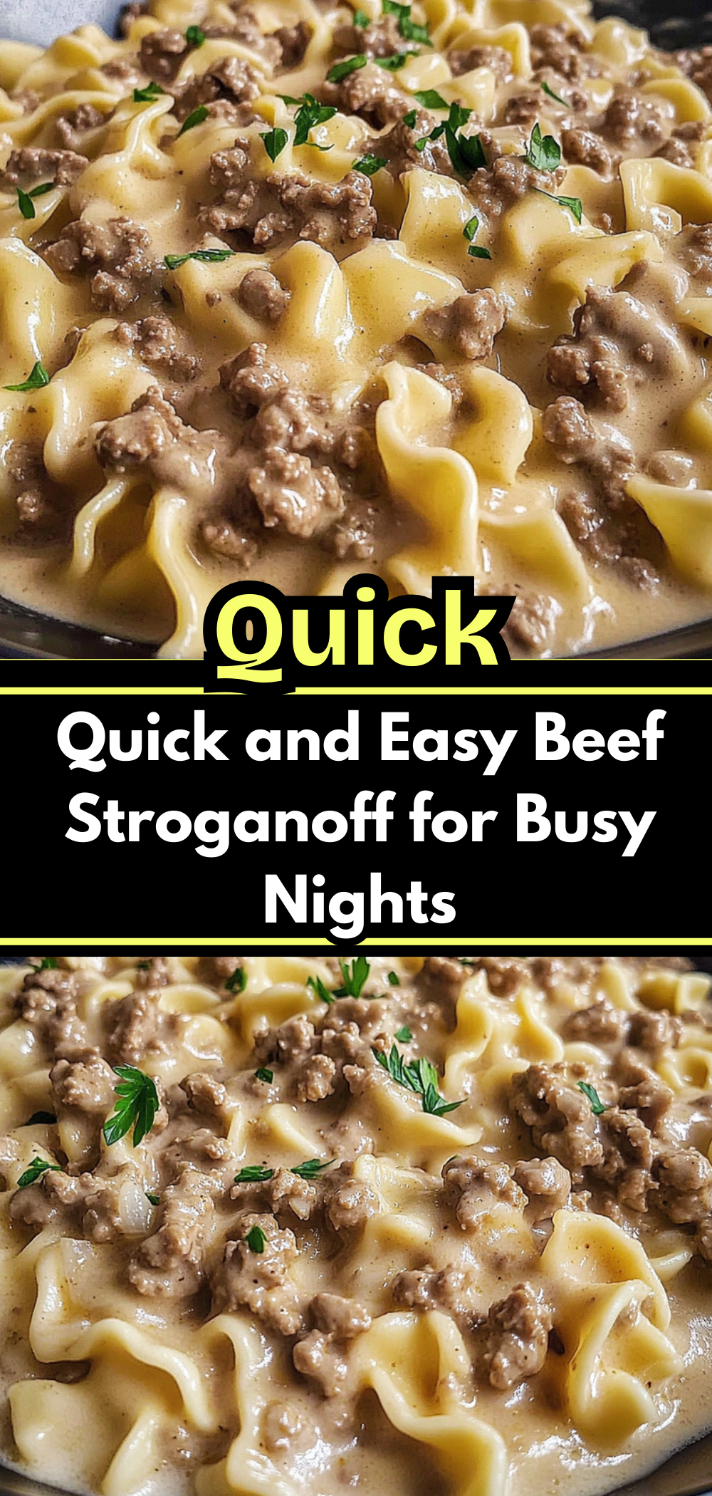 Quick and Easy Beef Stroganoff for Busy Nights