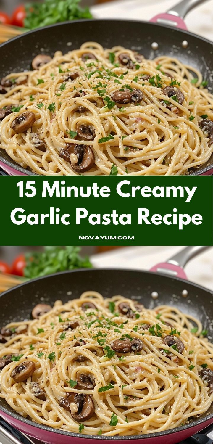 Quick and Easy Creamy Garlic Pasta Recipe