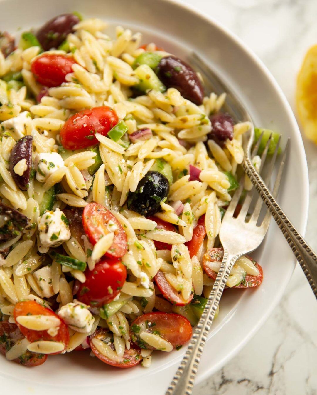 Greek Orzo Pasta Salad
