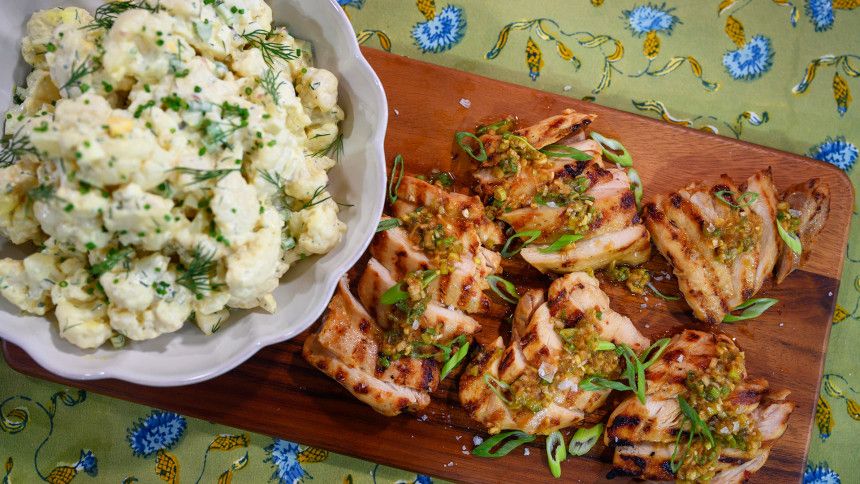 Valerie Bertinelli puts a lighter spin on potato salad with cauliflower