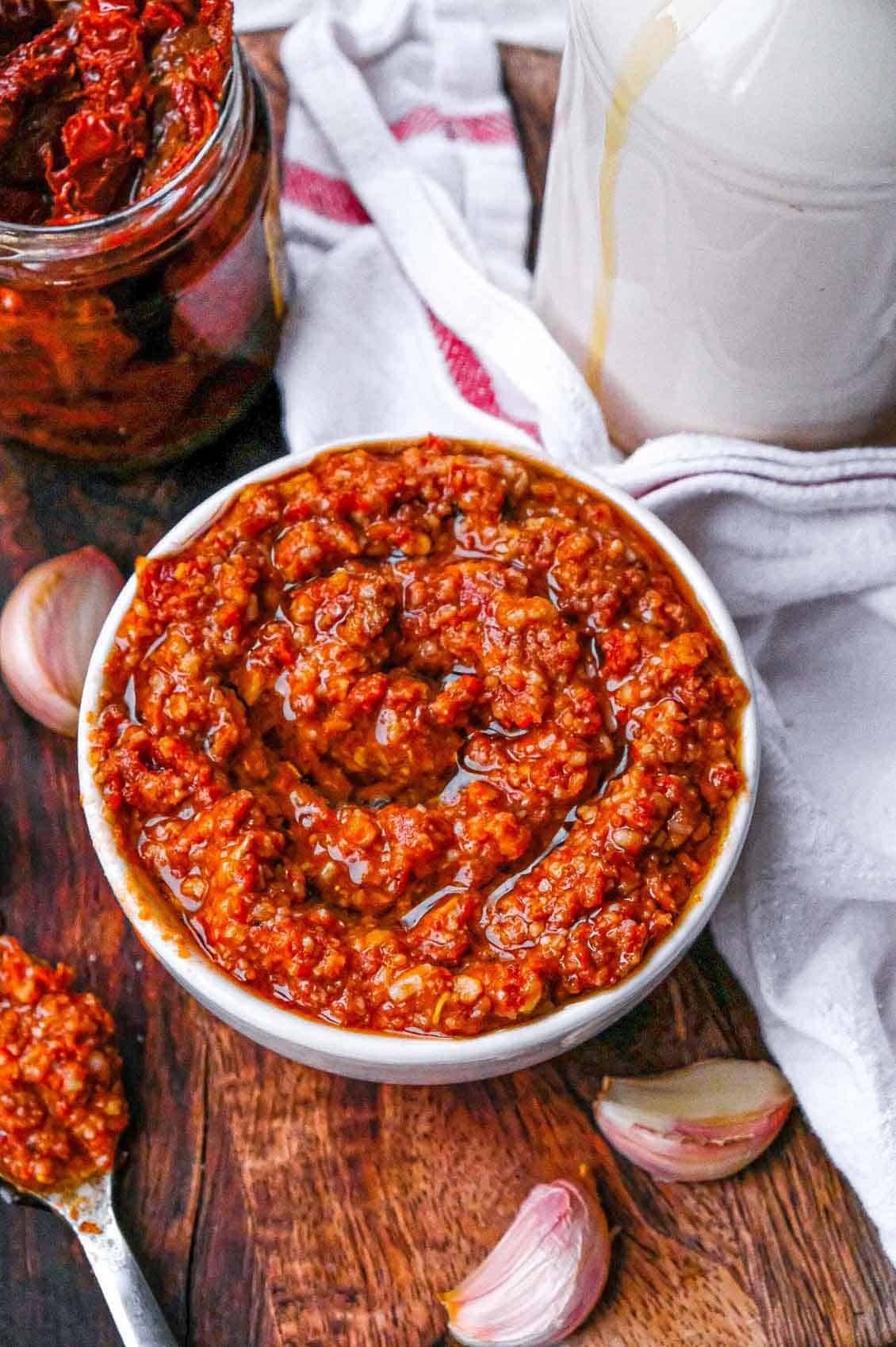 Classic Red Pesto (Sun Dried Tomato Pesto)