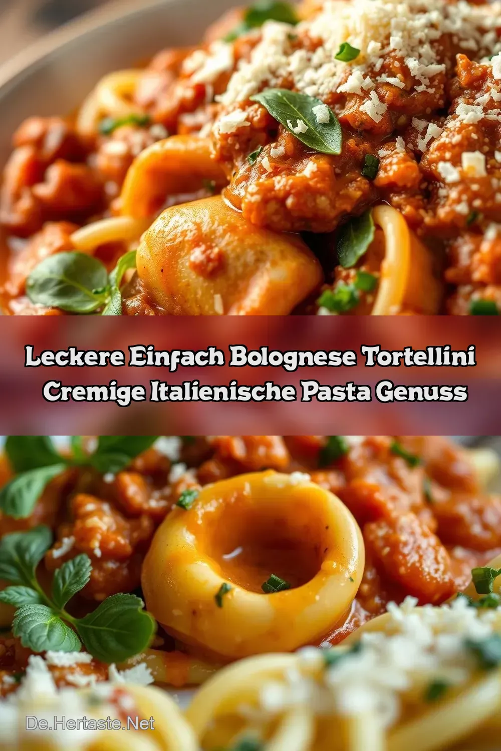 Leckere Einfach Bolognese Tortellini – Cremige Italienische…