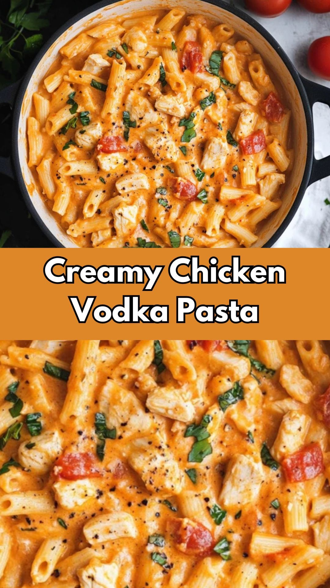 CREAMY CHICKEN VODKA PASTA