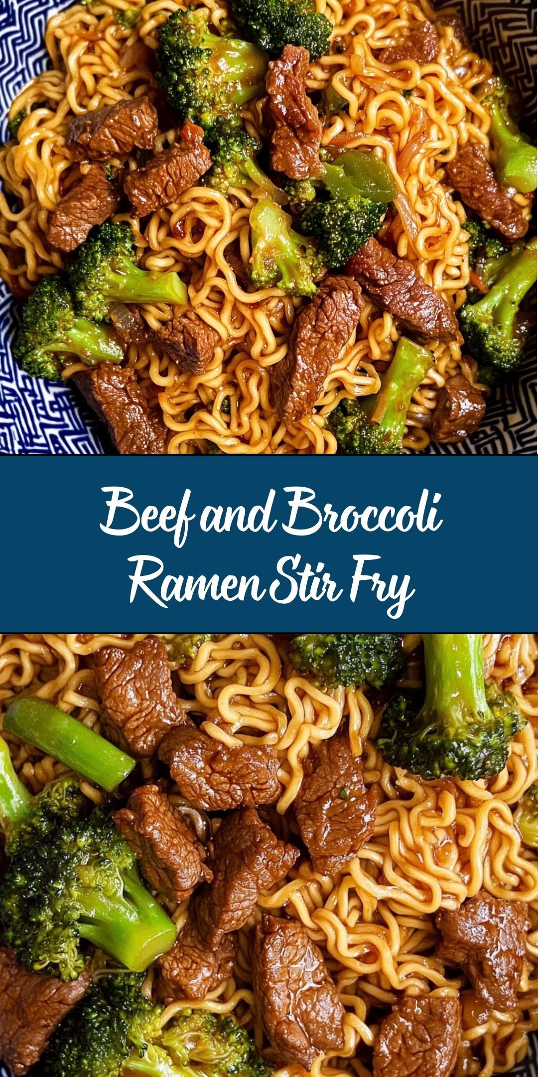 Beef and Broccoli Ramen Stir Fry