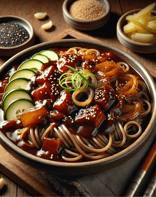 Beste jjajangmyeon recept zwarte bonen noedels - Tijd voor koken