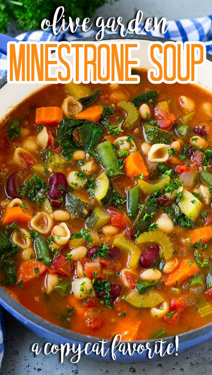 Olive Garden Minestrone Soup
