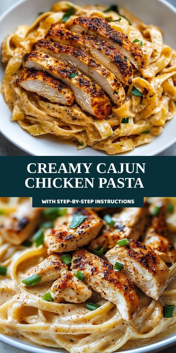 Creamy Cajun Chicken Pasta