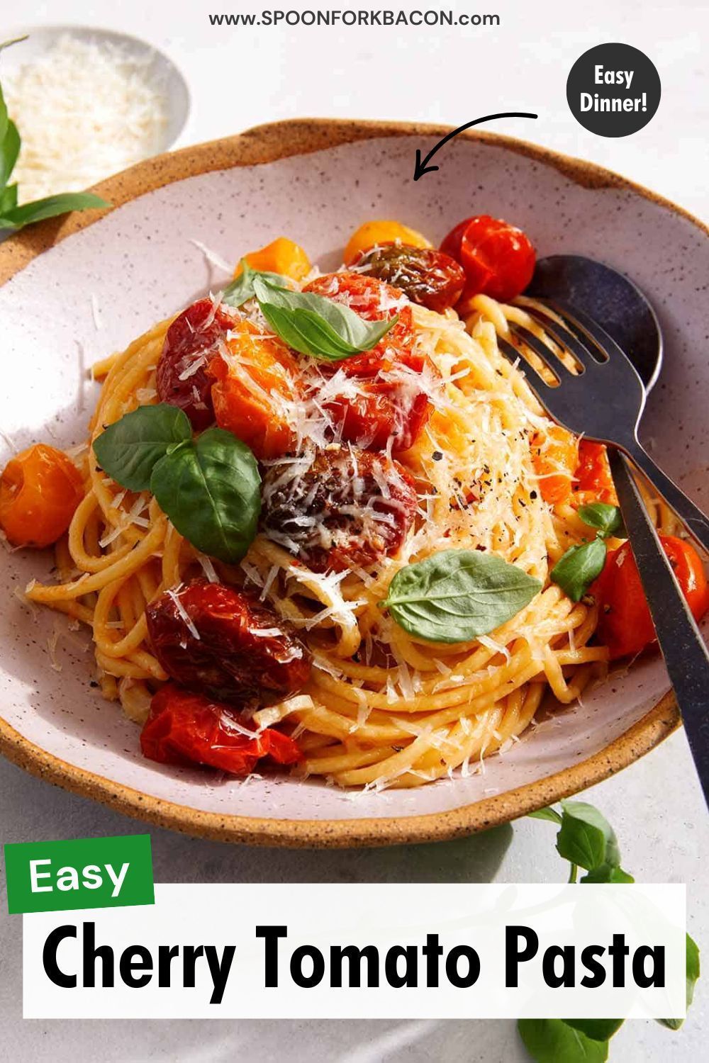 Easy Cherry Tomato Pasta | Spoon Fork Bacon