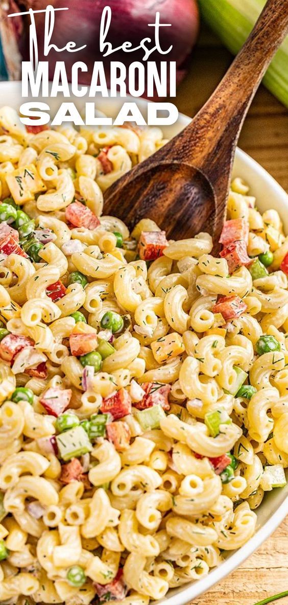 Your new favorite macaroni salad!