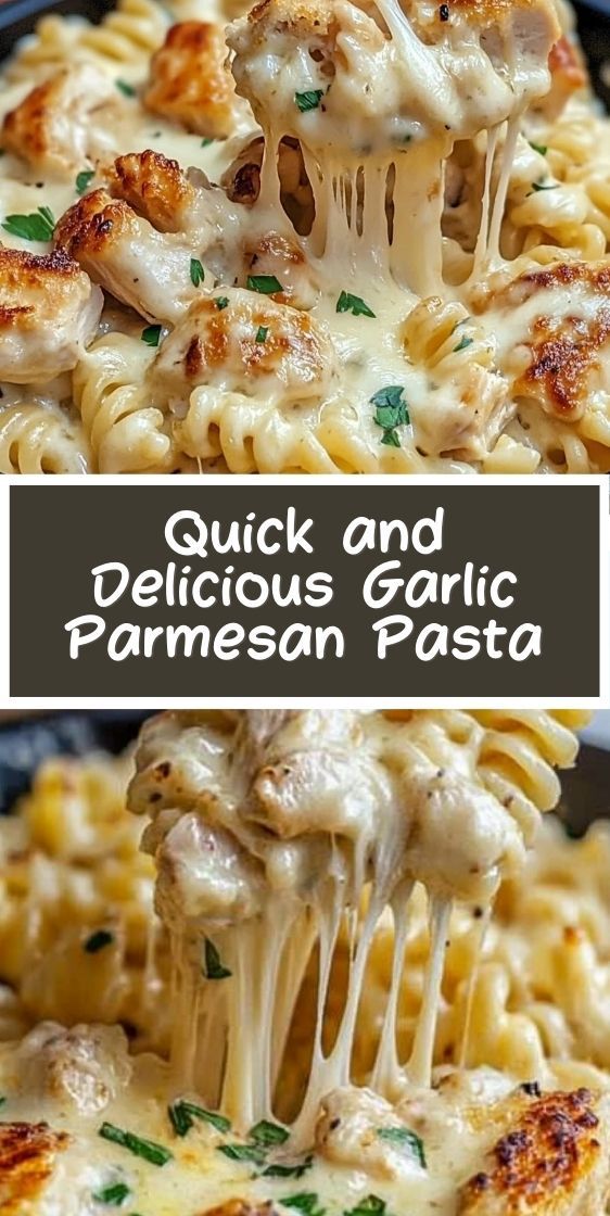 Quick Garlic Parmesan Pasta – Perfect for Chicken Lovers
