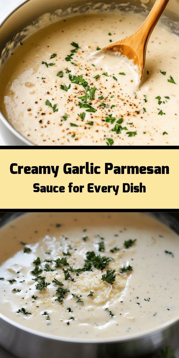 Creamy Garlic Parmesan Sauce for Every Dish