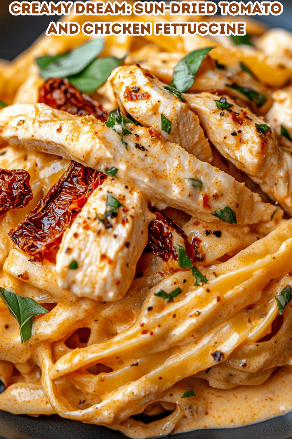 Creamy Chicken Fettuccine with Sun-Dried Tomatoes – An Italian Classic