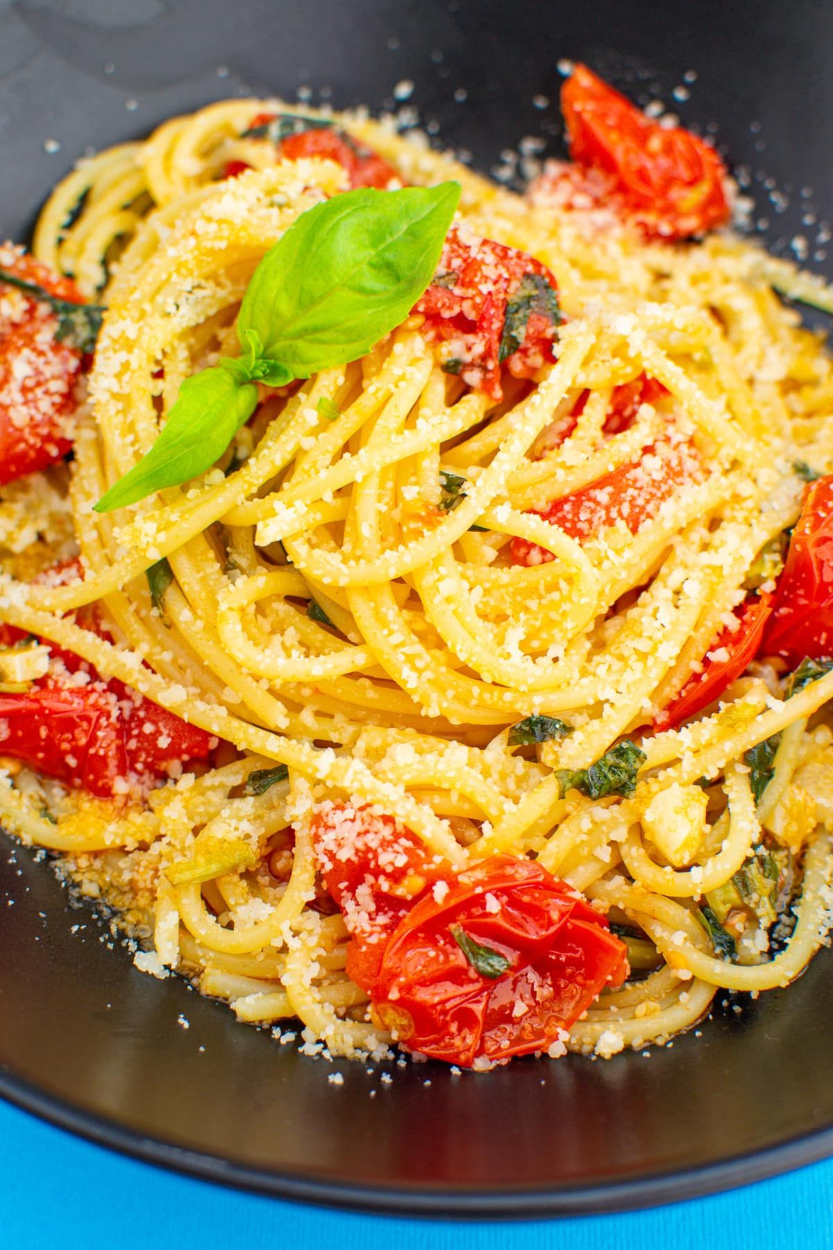 Tomato Basil Pasta for One Serving