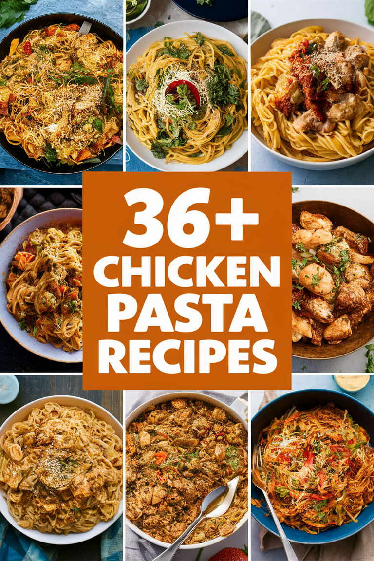 36+ Homemade Chicken Pasta Recipes You’ll Love to Make Tonight!