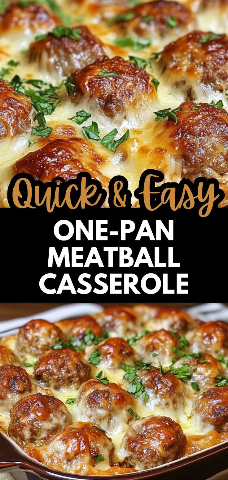 dump and bake Meatball Casserole: Dump & Bake Meatball Casserole – No Prep, All Comfort