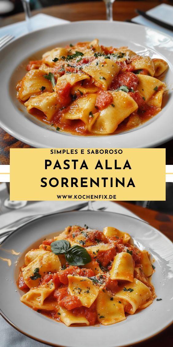 Pasta alla Sorrentina – Ein Klassiker aus Süditalien mit köstlichem Mozzarella!