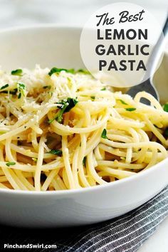 Lemon Garlic Pasta