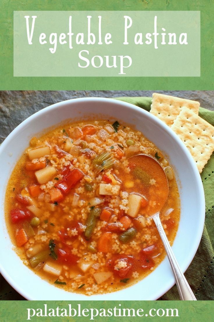 Vegetable Pastina Soup