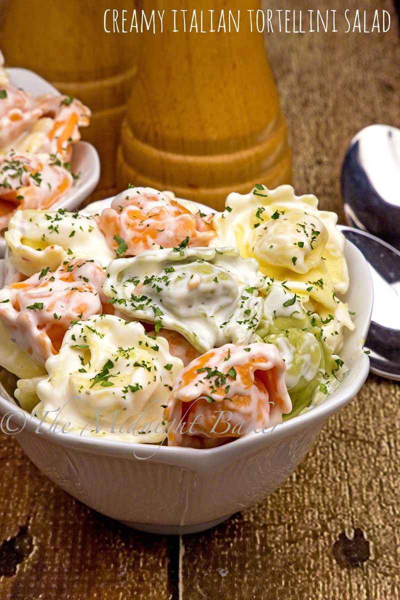 Creamy Italian Tortellini Salad