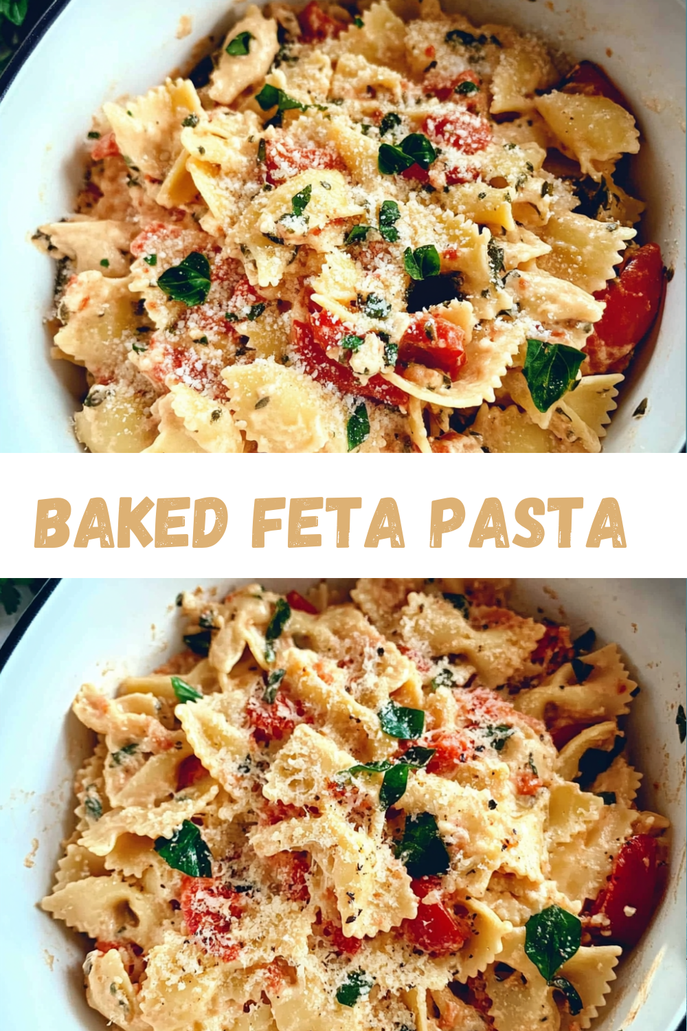 Creamy Baked Feta Pasta with Burst Tomatoes