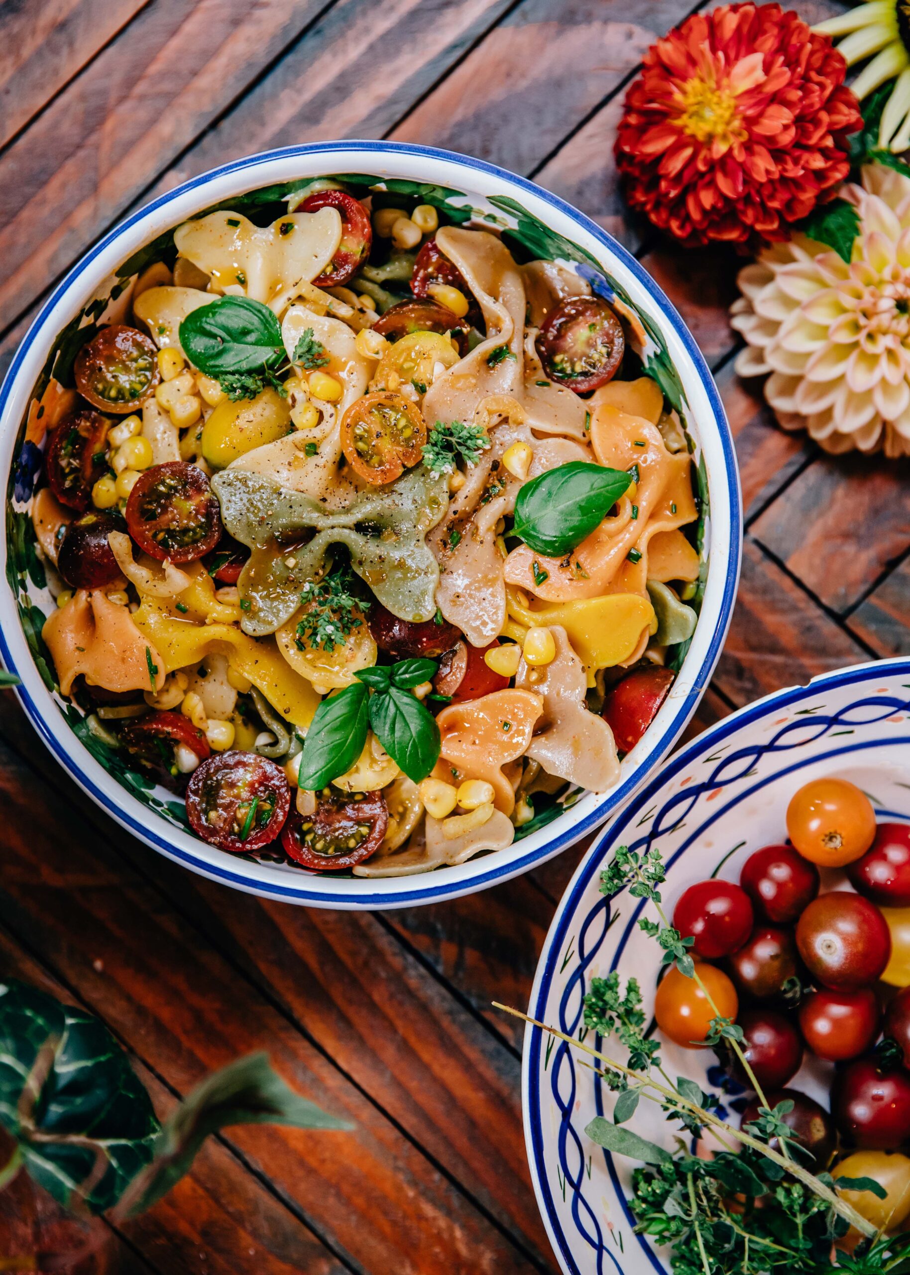 Heirloom Tomato Pasta Salad | Well and Full