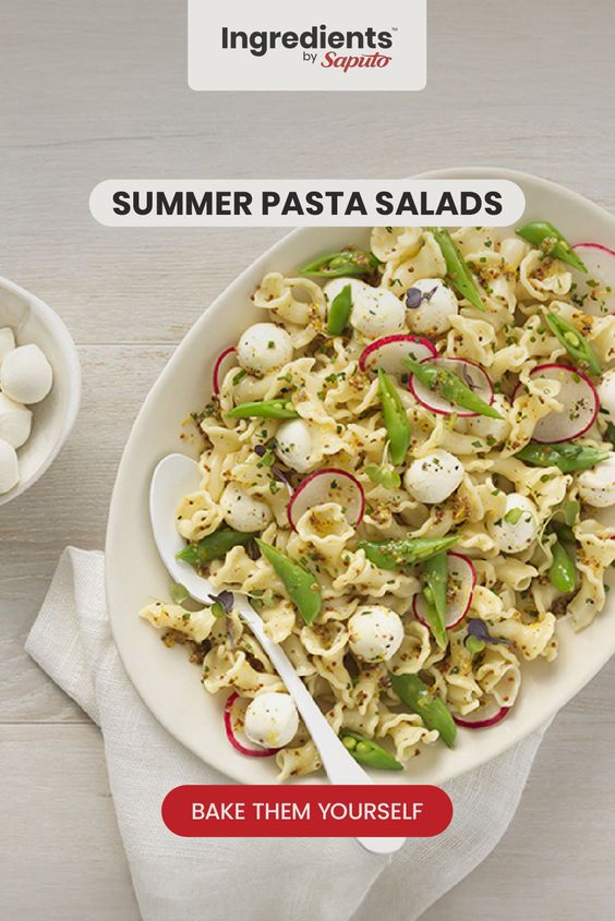 Pasta Salad with Fresh Herbs and Bocconcini | Saputo Cheese