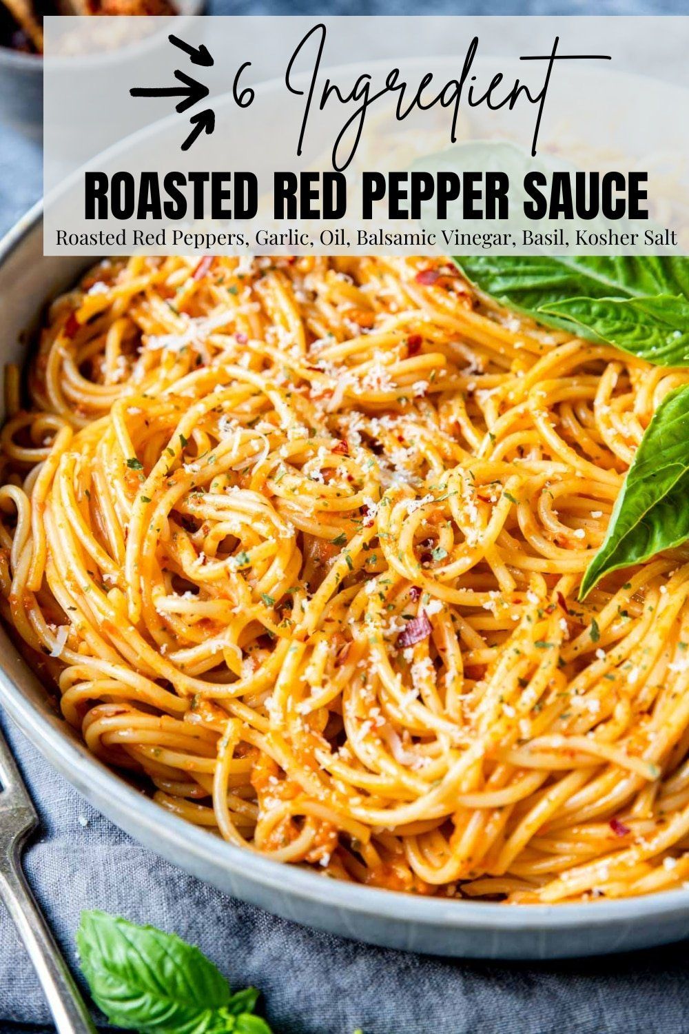 Easy Roasted Red Pepper Sauce - Under 10 minutes! - Mom's Dinner