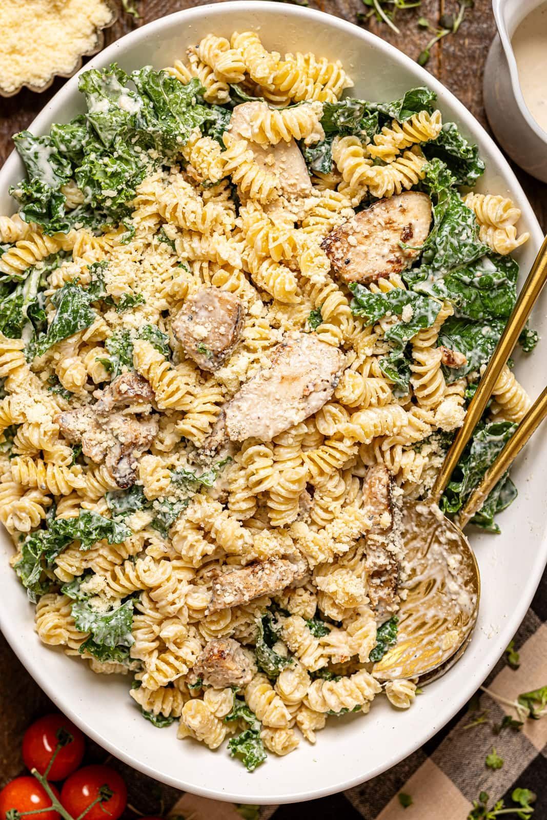 Chicken Caesar Pasta Salad