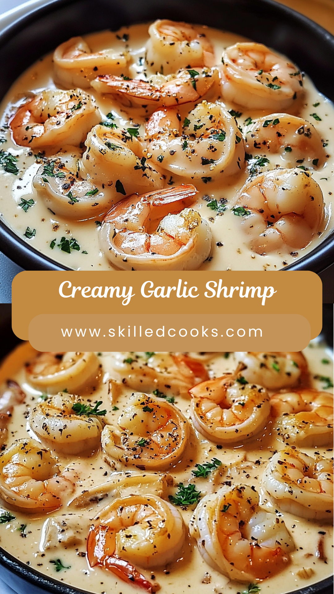 Creamy Garlic Shrimp – A Luxurious One-Pan Dinner Ready in 20 Minutes!