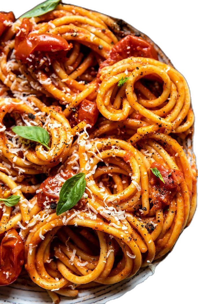 Bucatini Amatriciana.