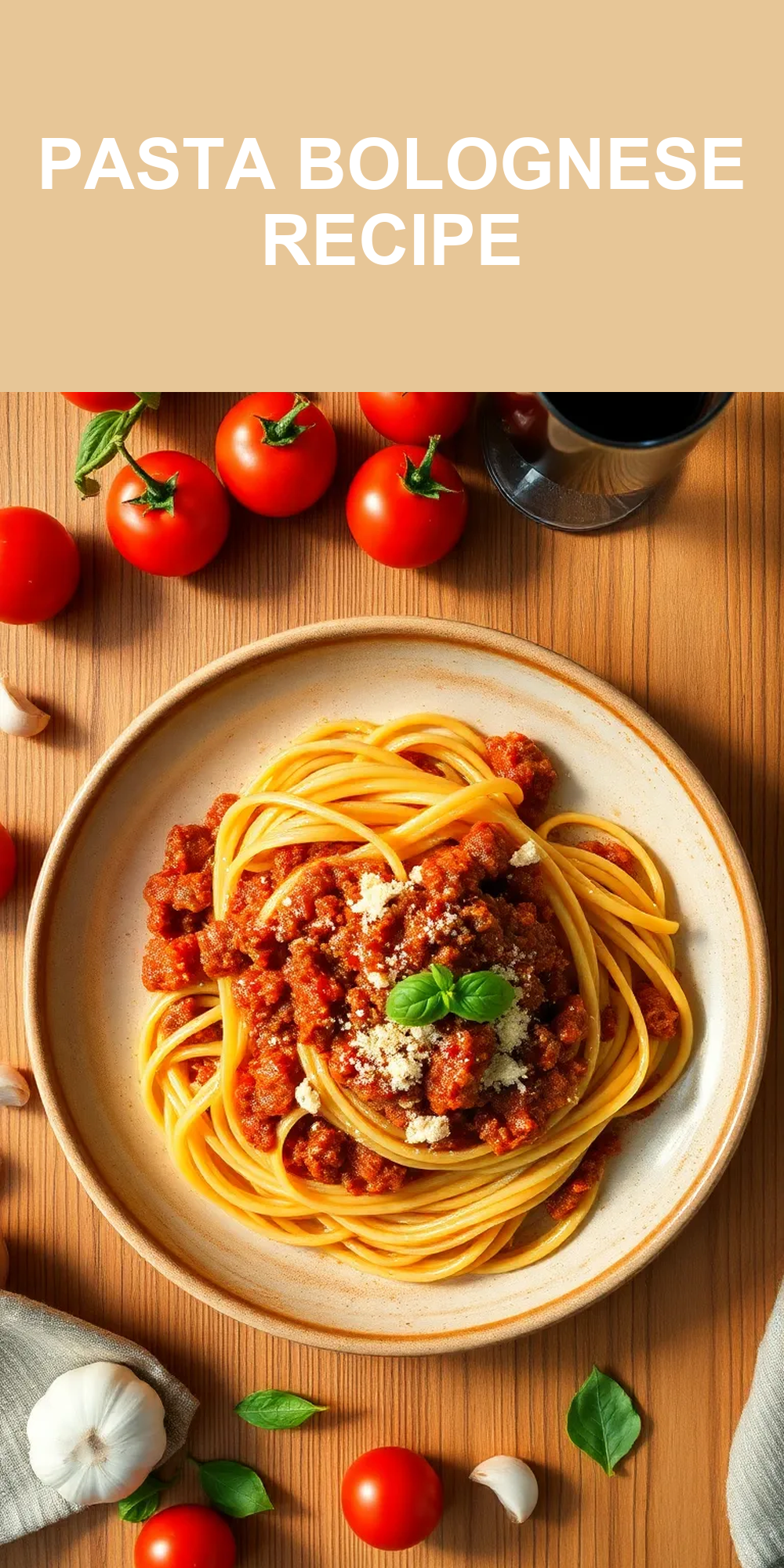 Easy Pasta Bolognese for Dinner