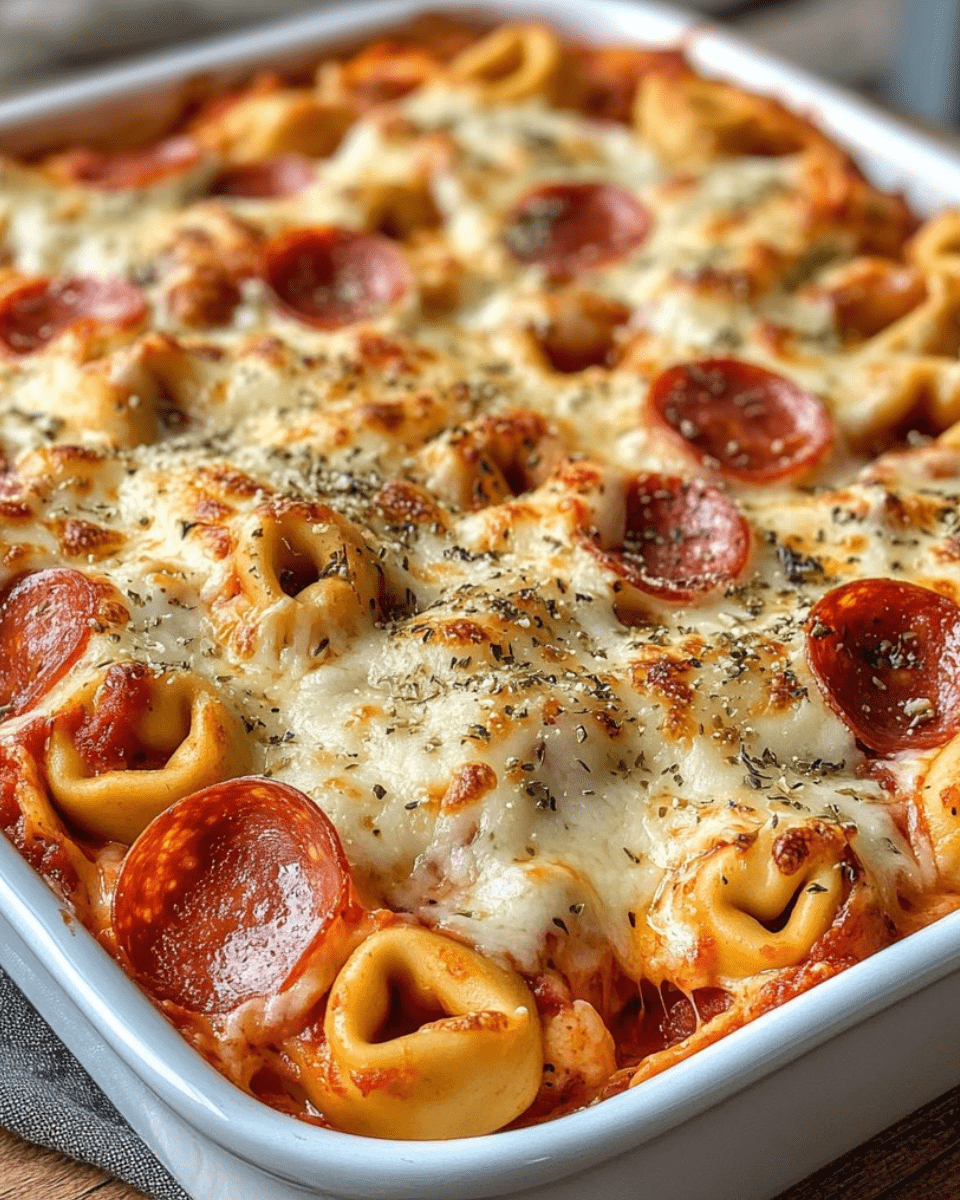 Cheese Tortellini Pepperoni Pizza Casserole: A Comfort Food Classic