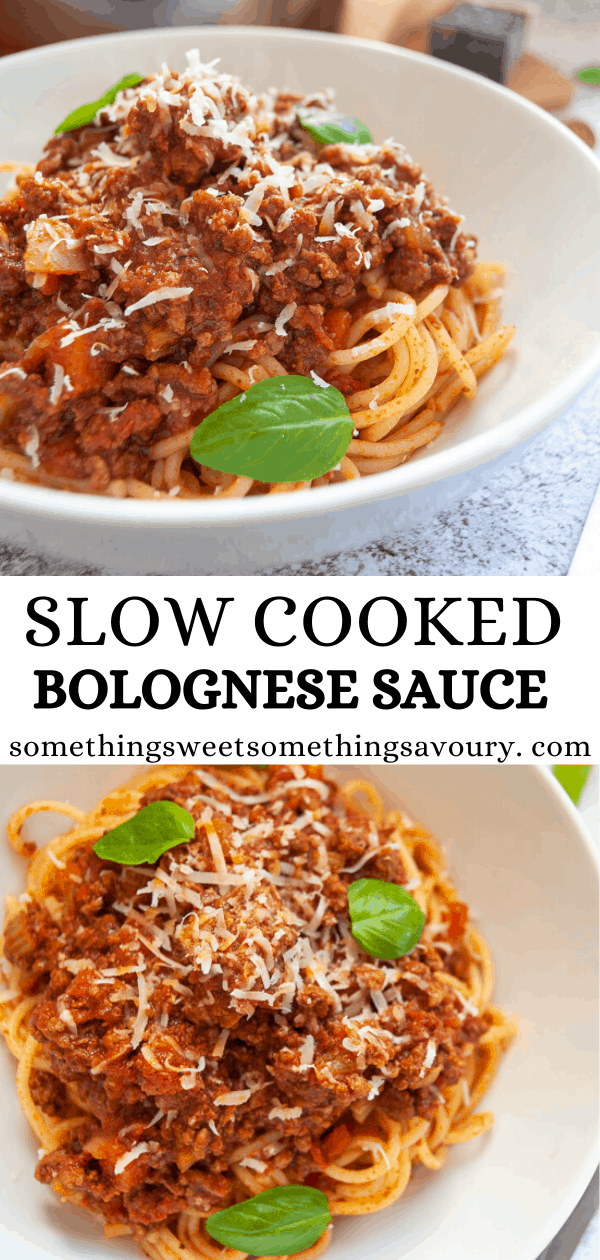 Slow Cooked Bolognese Sauce - Something Sweet Something Savoury